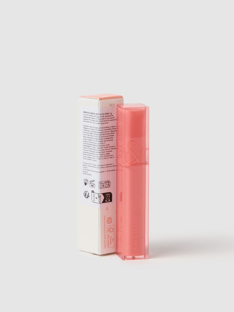 ROM&ND DEWY&middot;FUL WATER TINT 01 IN CORAL - Korean makeup_2