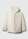 Down jacket with hood and logo embroidery_4