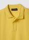 Yellow Supima cotton polo shirt, regular fit_5