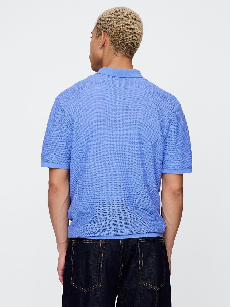 OVS Light Blue Short Sleeve Polo_2