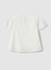 Girls' white pure cotton blouse regular fit with embroidery_1