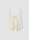 White lace t-shirt regular fit with bow_4