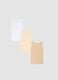 Triple pack of multicolour pure cotton vests for newborns with regular fit_1