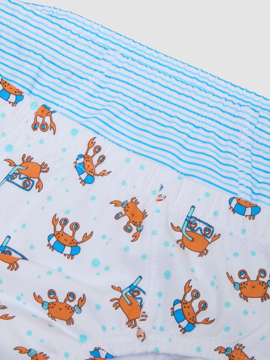 Kids&rsquo; multicolour pure cotton slip multipack_2