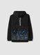 Kids' black cotton blend PlayStation hoodie_4