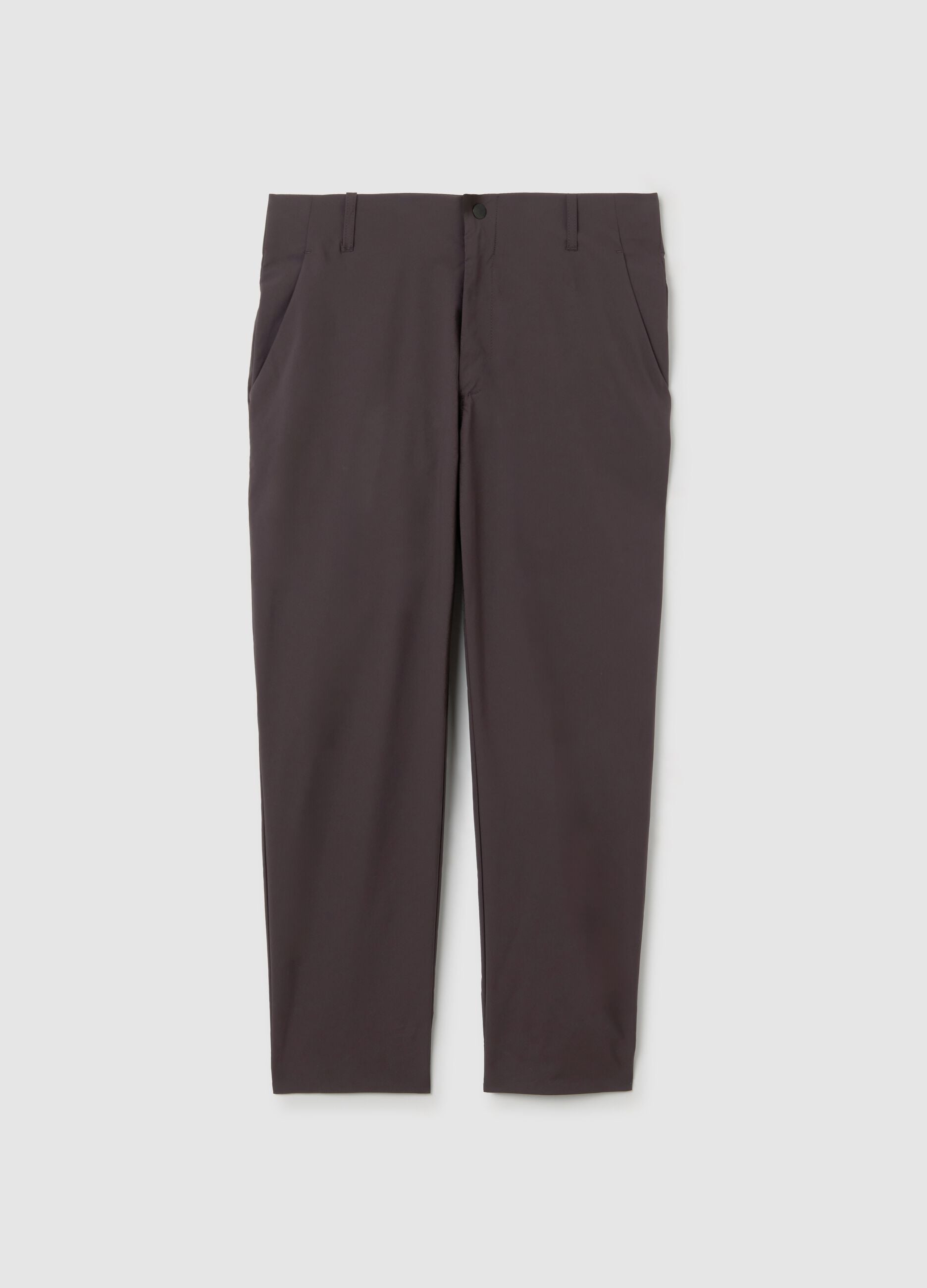 ALTAVIA STUDIO straight-leg technical-fabric trousers