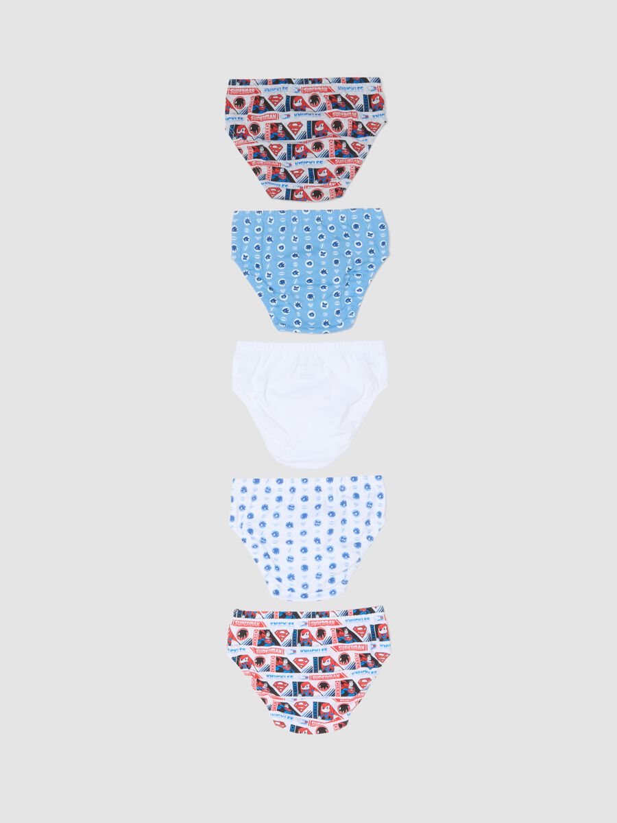 Five-pack of multicolour organic cotton briefs_1