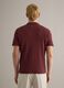 Regular fit red pure cotton polo with buttons_3