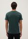 Green Pure Cotton T-shirt with Regular Fit_2