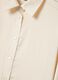Beige long sleeve satin shirt regular fit_5