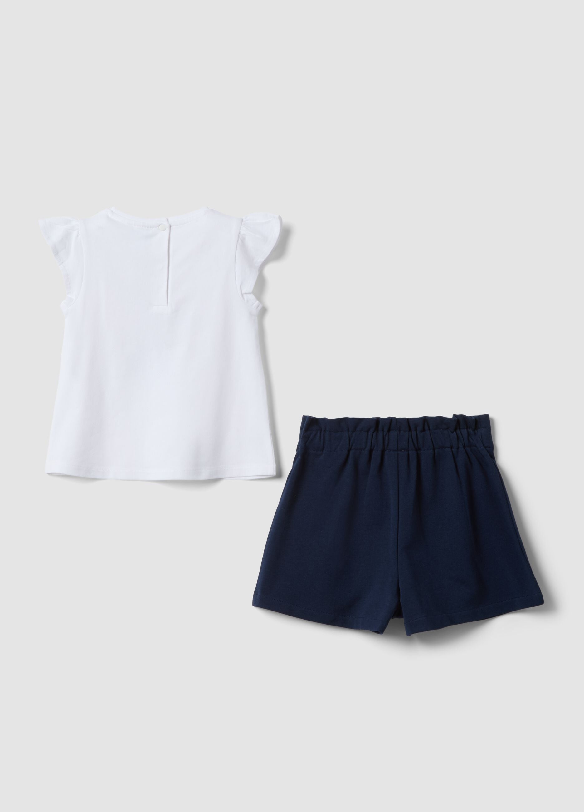 Set in cotone elasticizzato multicolor da bimba regular fit con Minnie