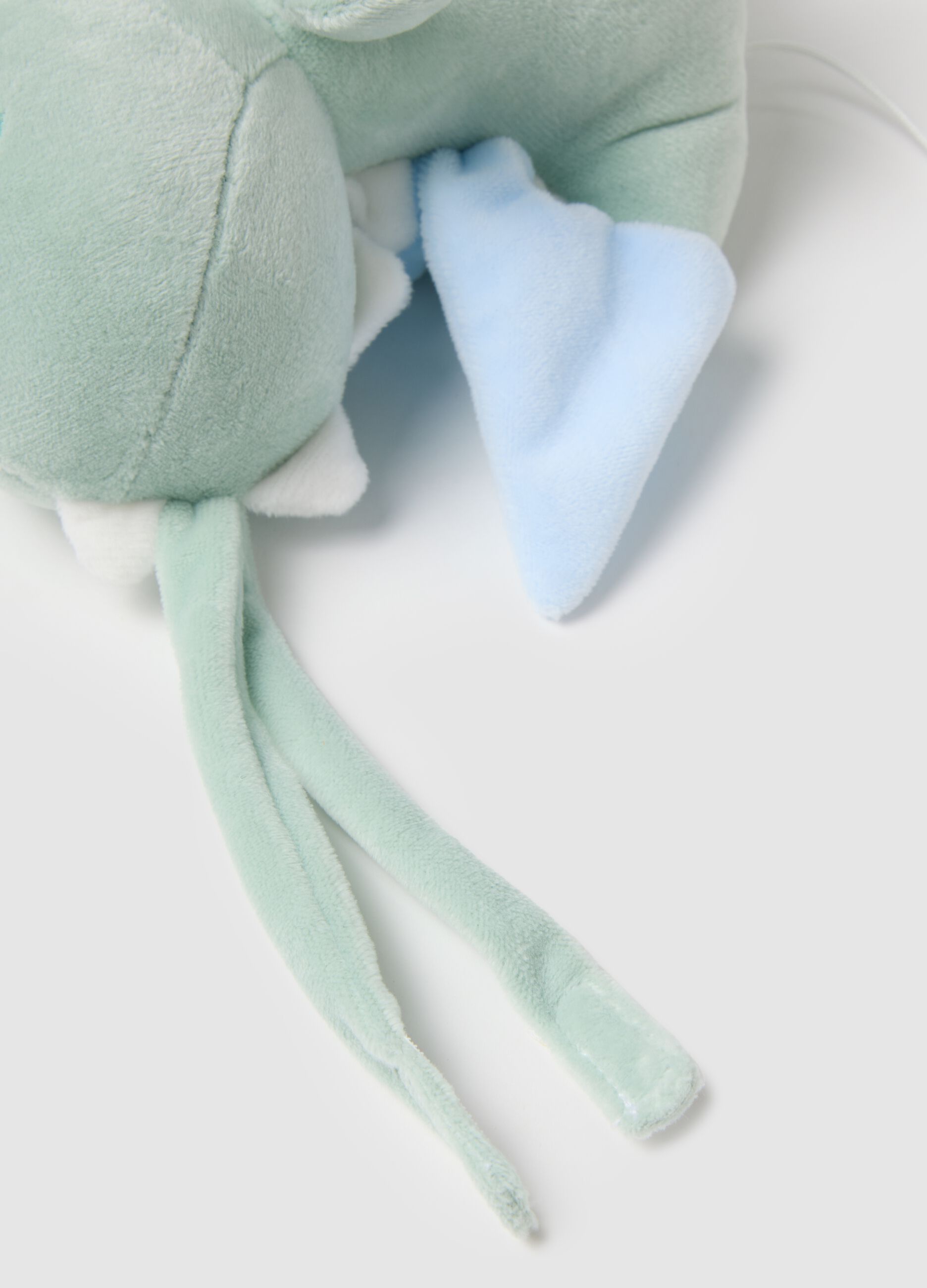 Velour Green Musical Box for Babies