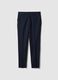 Classic Blue Regular Fit Trousers_4