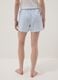 Pure cotton multicolour striped pyjama shorts, regular fit_2