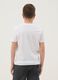 Boys' white pure cotton T-shirt regular fit with Swag print_1