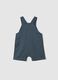 Baby blue cotton dungarees regular fit_1