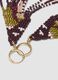 Dangling Glass Bead Earrings in Multicolour_2