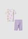 Girls' regular fit multicolour pure cotton outfit_0
