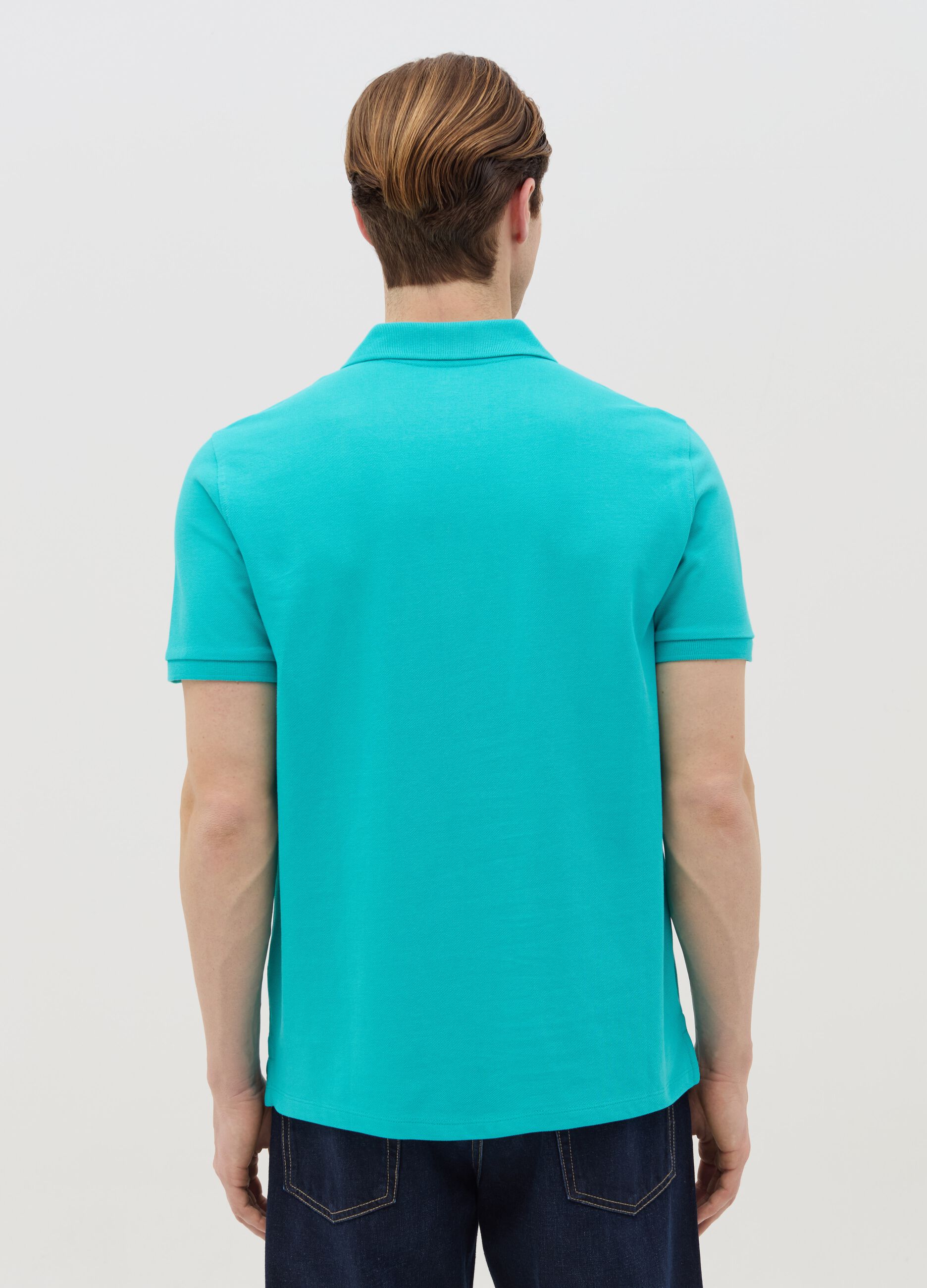 Organic cotton regular-fit polo shirt