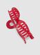 Red bow-shaped hair clip_2
