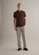 Brown Supima cotton polo shirt, regular fit_1