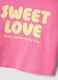 Girls' pink pure cotton boxy fit T-shirt with print_3