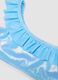 Blue stretch bikini with frills_2