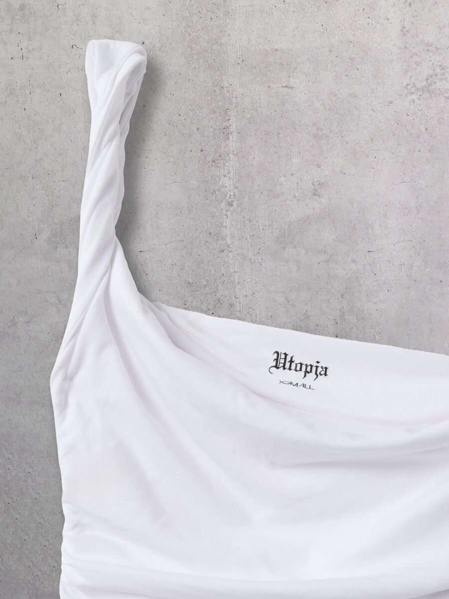 White Asymmetrical Tank Top_7