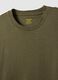 Regular fit green pure cotton t-shirt_5