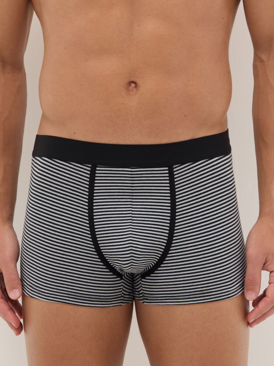 Multipack boxer multicolor in cotone organico elasticizzato regular fit_1