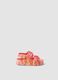 Multicolour baby girl sandals with floral print_0