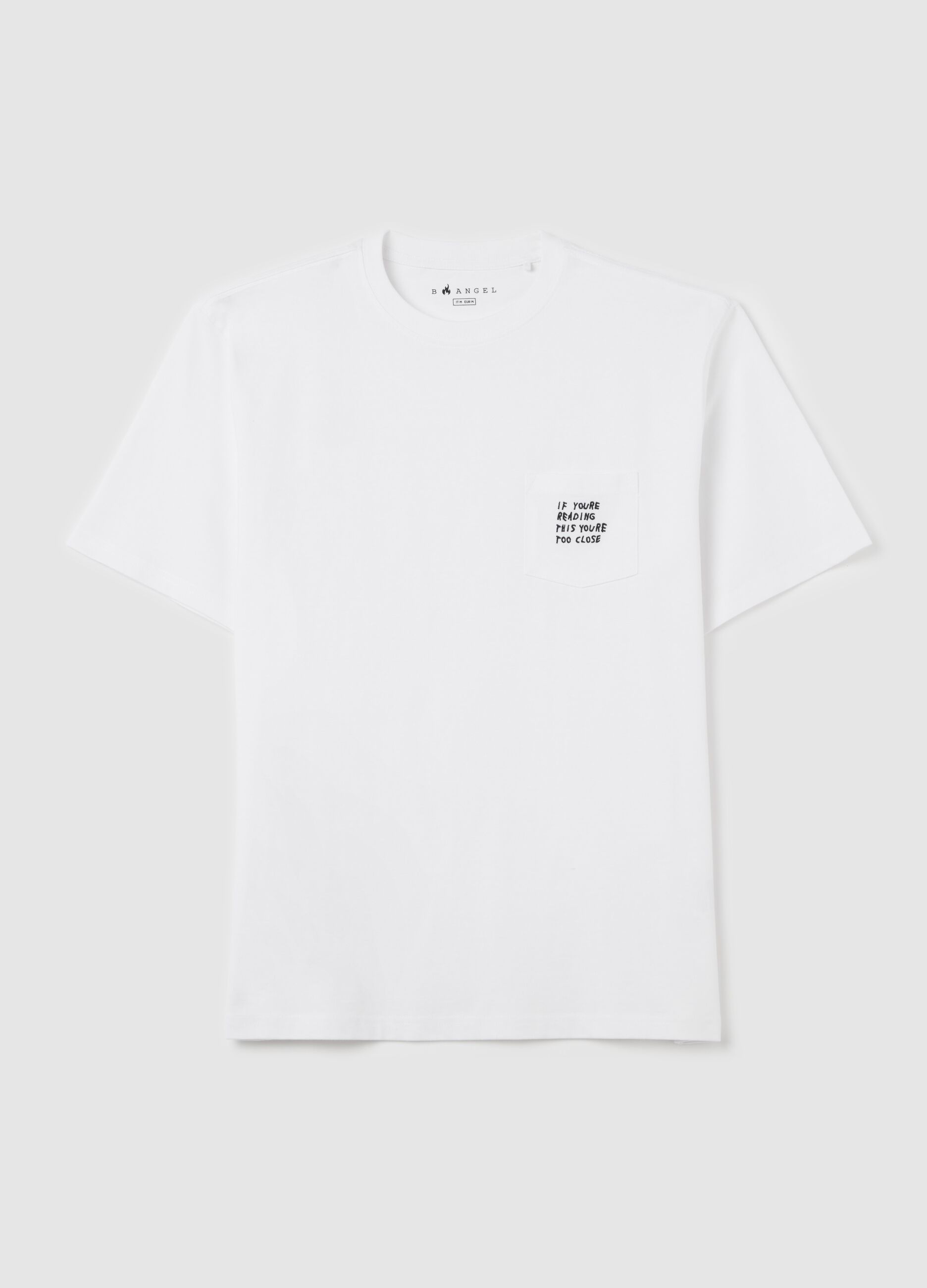 T-shirt with embroidered pocket