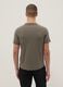 Regular fit green pure cotton T-shirt_2