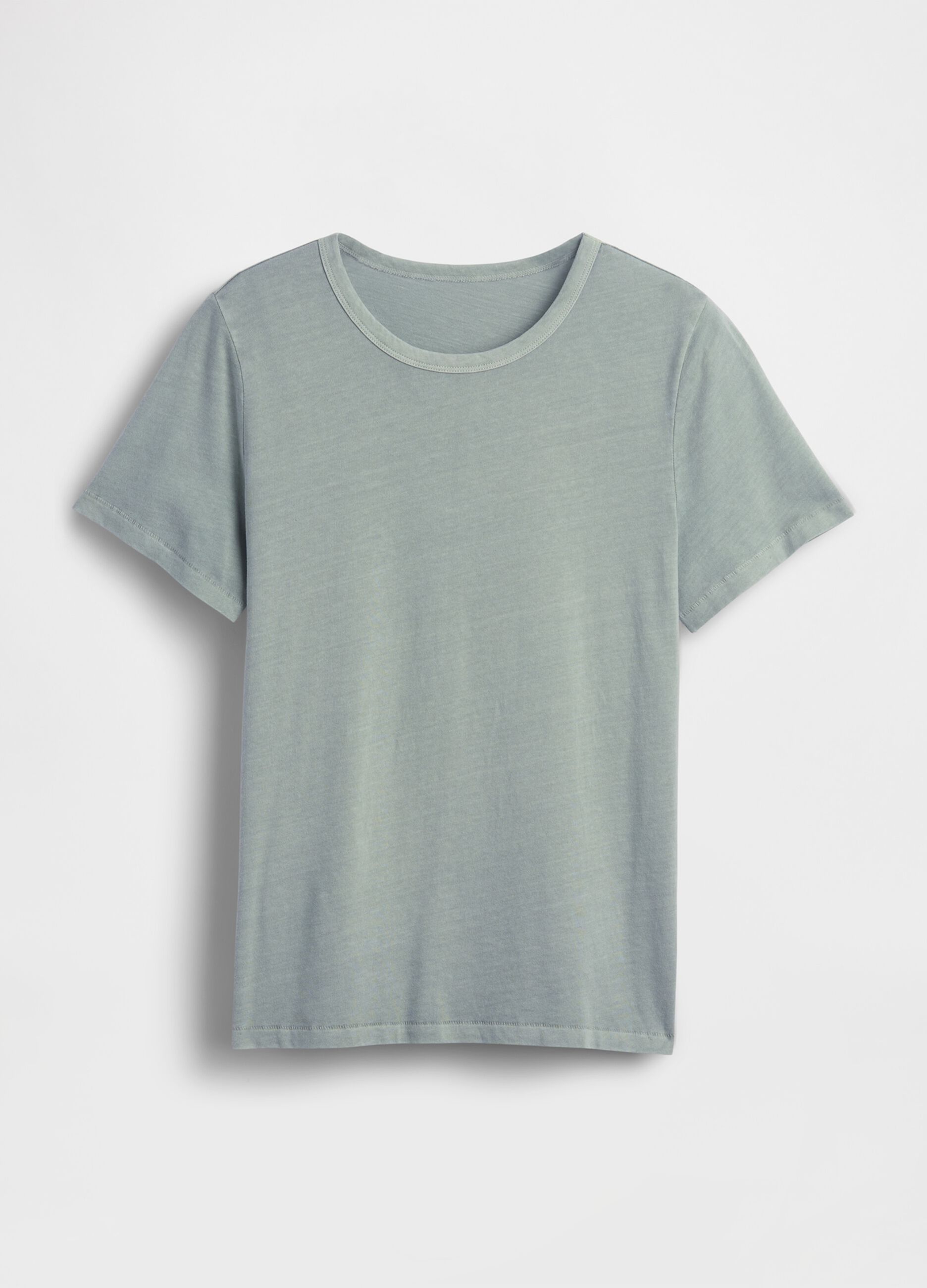 Crew Neck Pure Cotton T-shirt Regular Fit