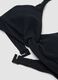 Black braided bikini top in stretch fabric_5