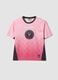 Pink short-sleeved T-shirt with graphic print, regular fit_3