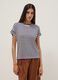 Regular-fit multicolour striped stretch viscose T-shirt_2