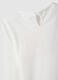 Girls' white long sleeve pure cotton t-shirt with bee_3