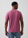 Short-sleeve pure cotton logo T-shirt_1