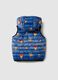 Child's multicolour padded waistcoat with regular fit, prints and zip_1