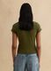 Fitted stretch cotton green t-shirt_3