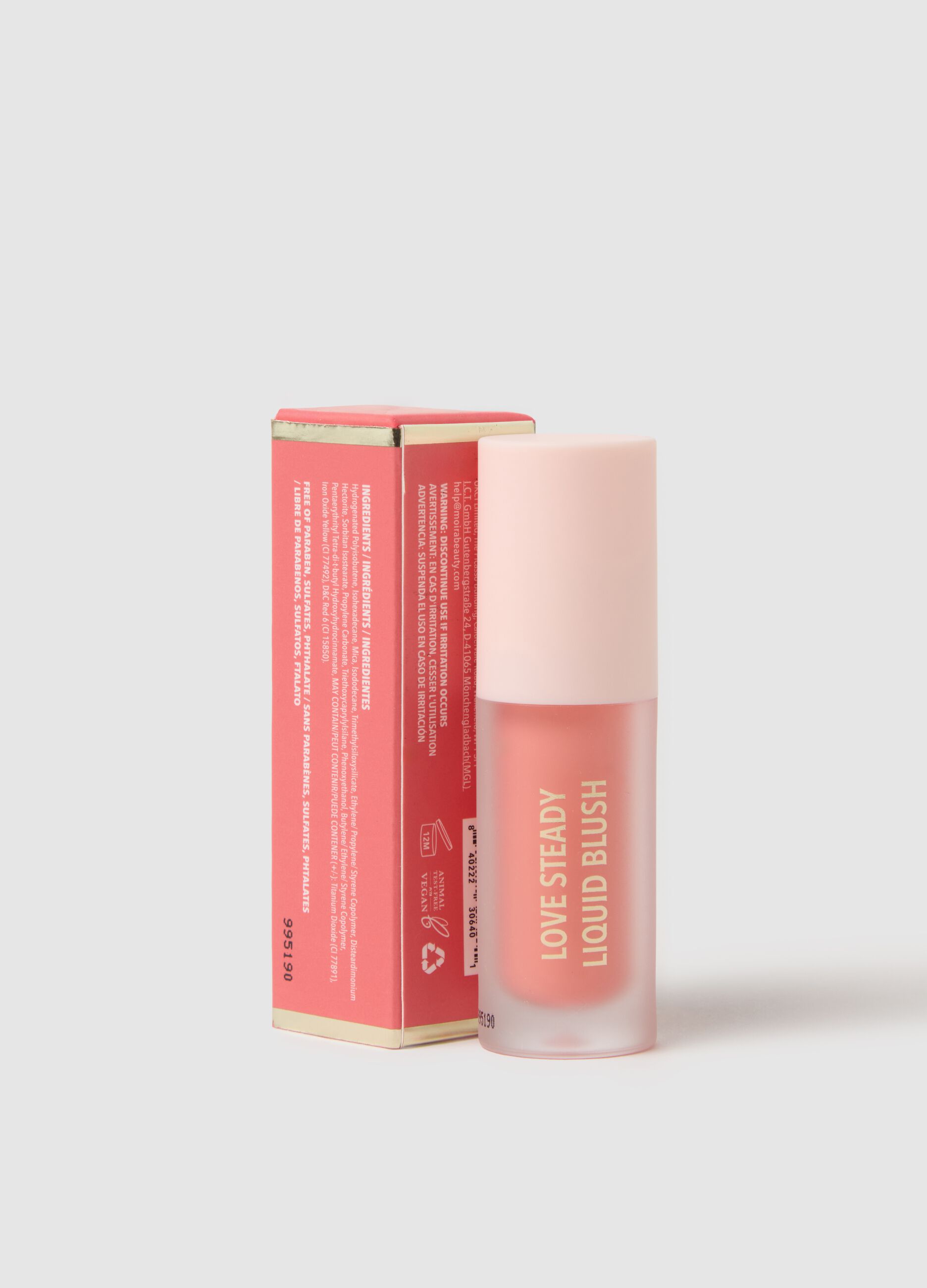 MOIRA LOVE STEADY LIQUID BLUSH 003 HONEY PIE - Korean makeup