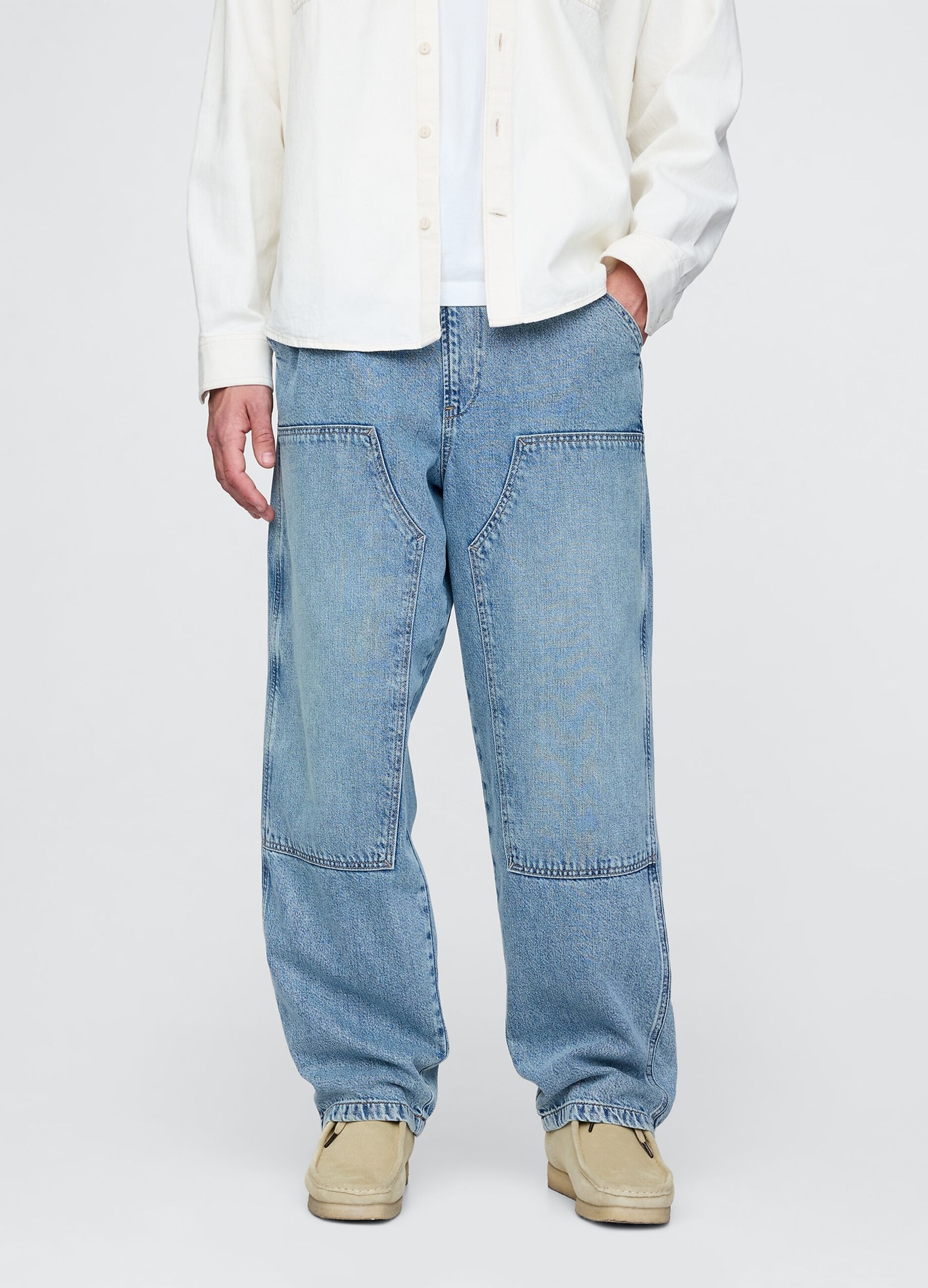 Gap baggy blue jeans in cotton and Lyocell