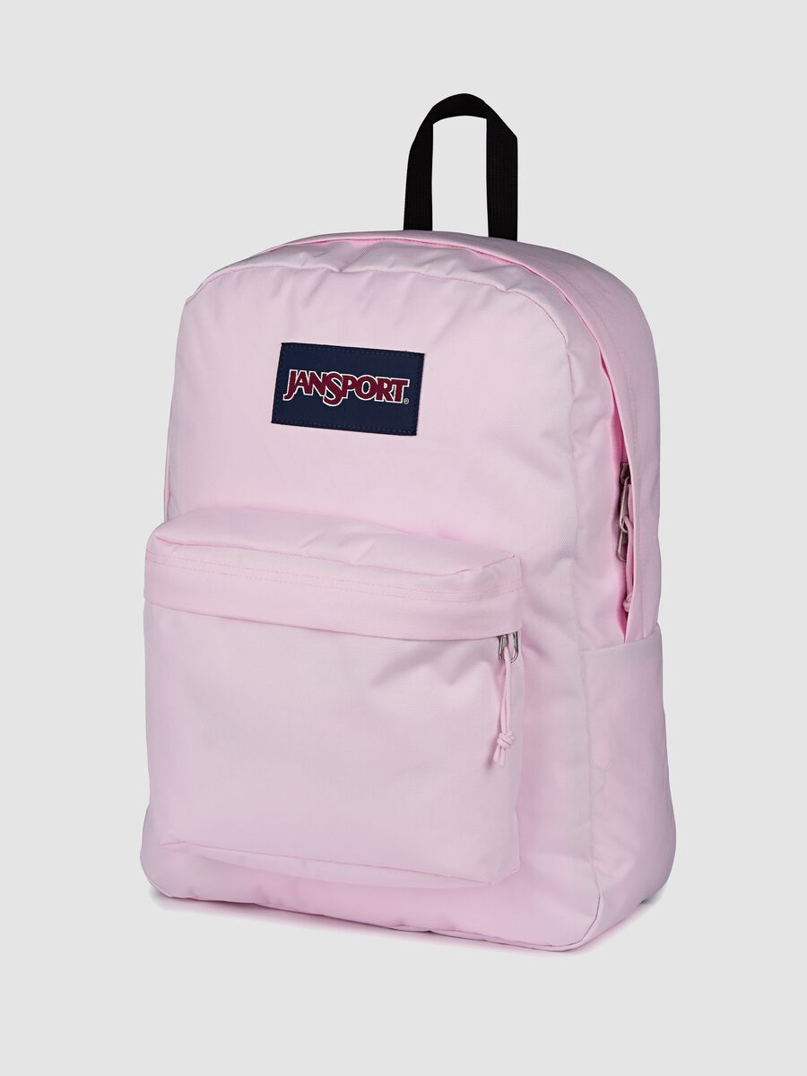 Pink backpack with front pocket_2