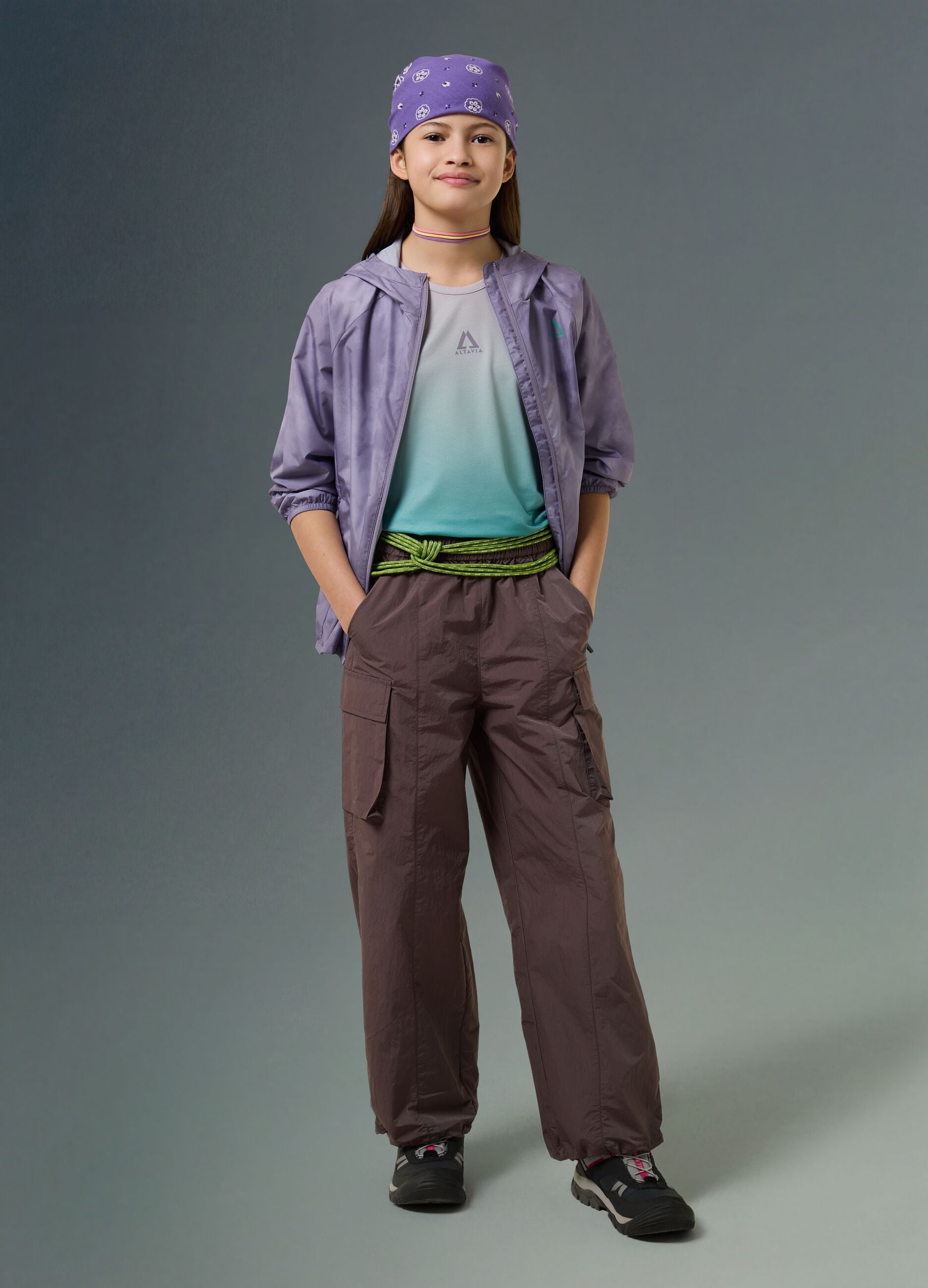 Tie-Dye Windbreaker Jacket ALTAVIA WITH DEBORAH COMPAGNONI