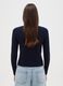 Blue Sweater with Fitted Fit_2