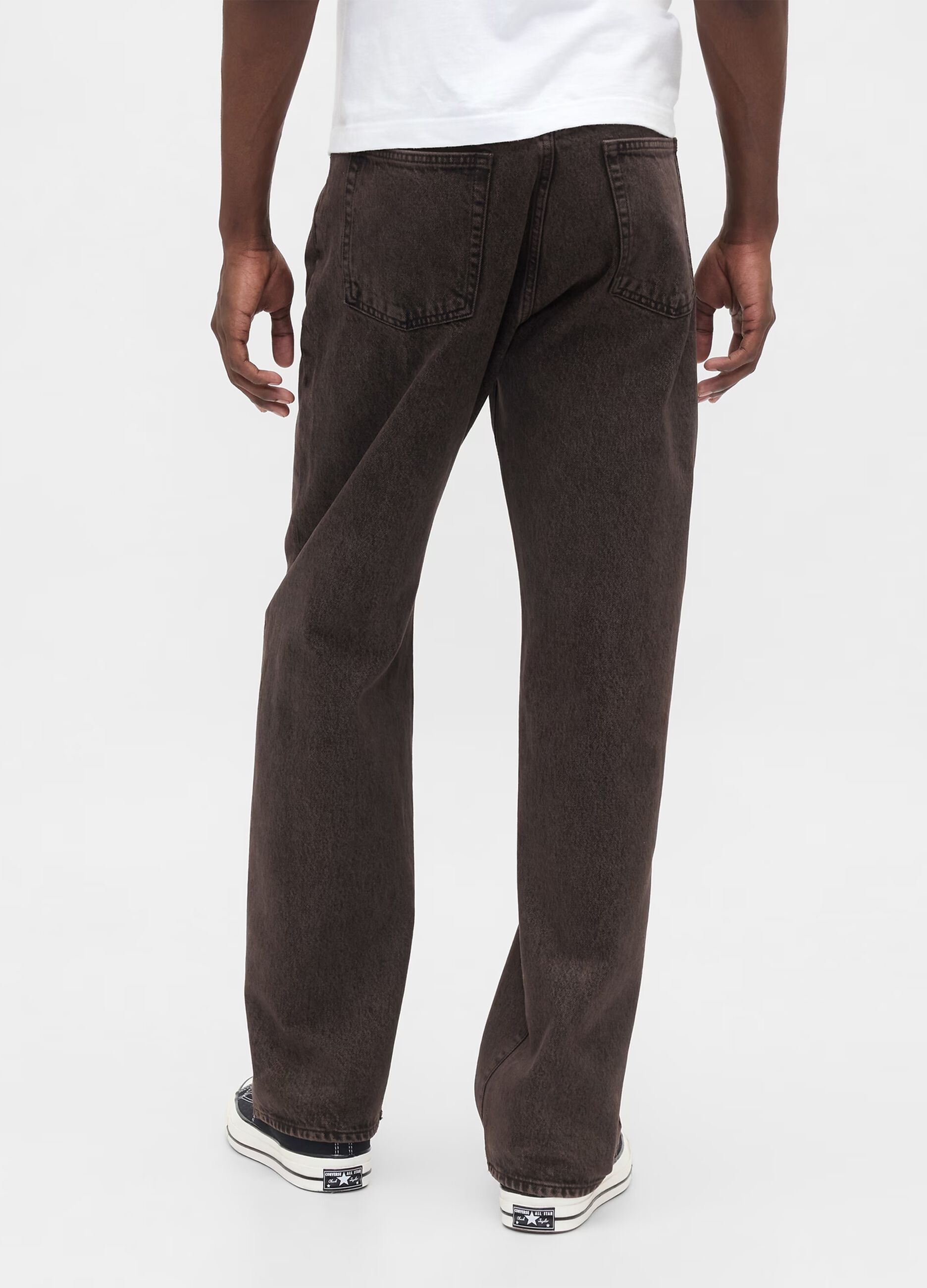 Brown Denim Trousers