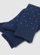Multicolour stretch cotton long socks tripack_1