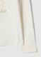 Girl's white stretch cotton T-shirt with floral embroidery_3