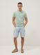 Green pure cotton short-sleeve T-shirt_0